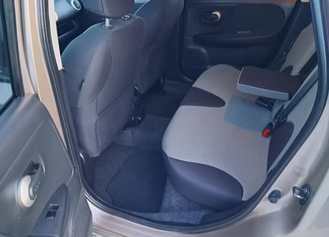 Car interior back seat